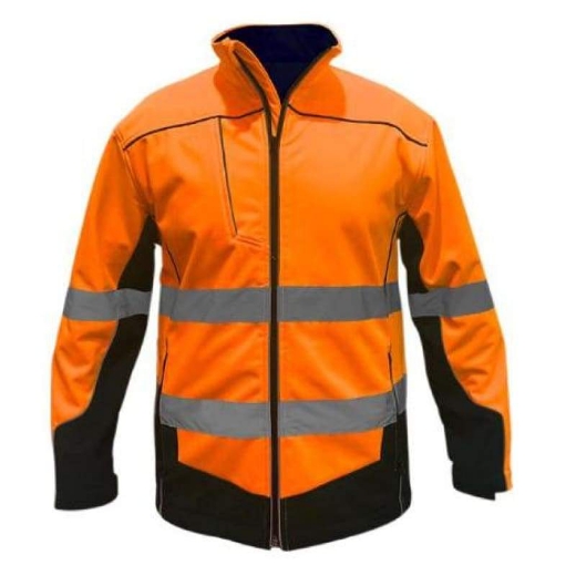 Picture of Tru Workwear, Jacket, Soft Shell, Poly/Spandex, Piping, Reflective Tape